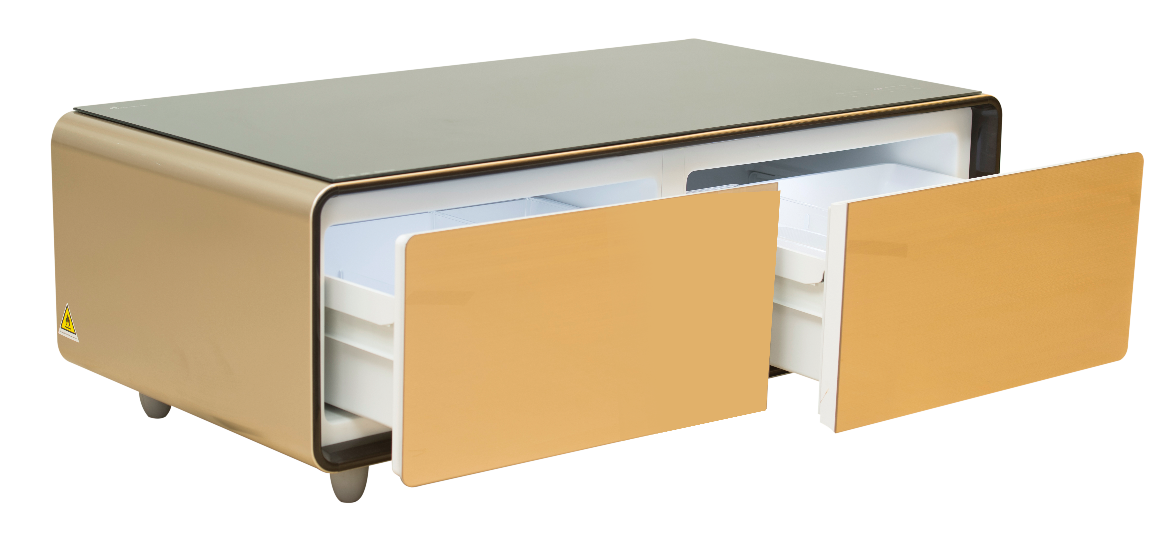 Table basse connectée avec Réfrigérateur intégré MontBlanc